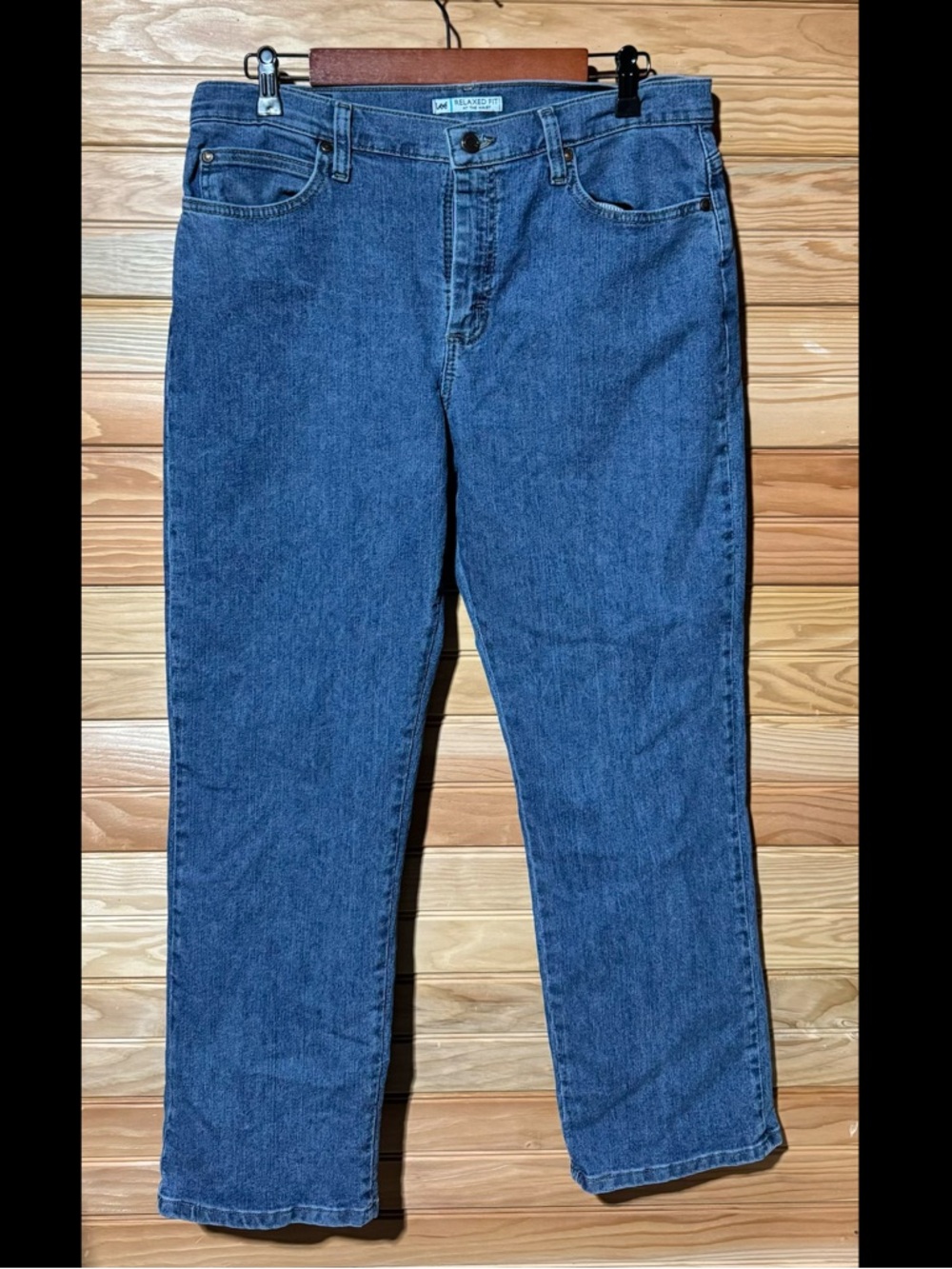 Lee Women's Straight Leg Jeans - Dark Blue Wash